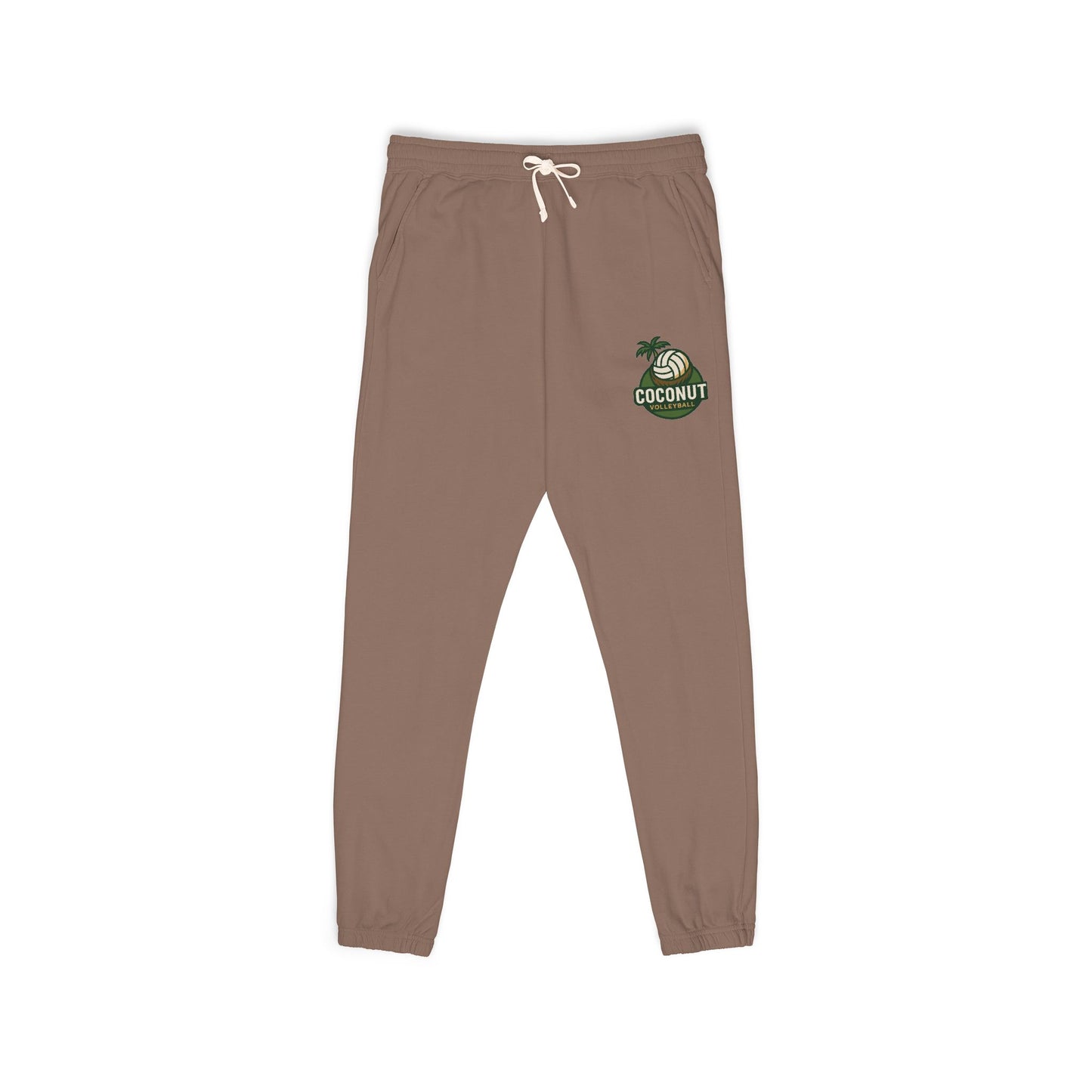 Fleece Sweatpants - Coconut Volleyball Tropical Vibes