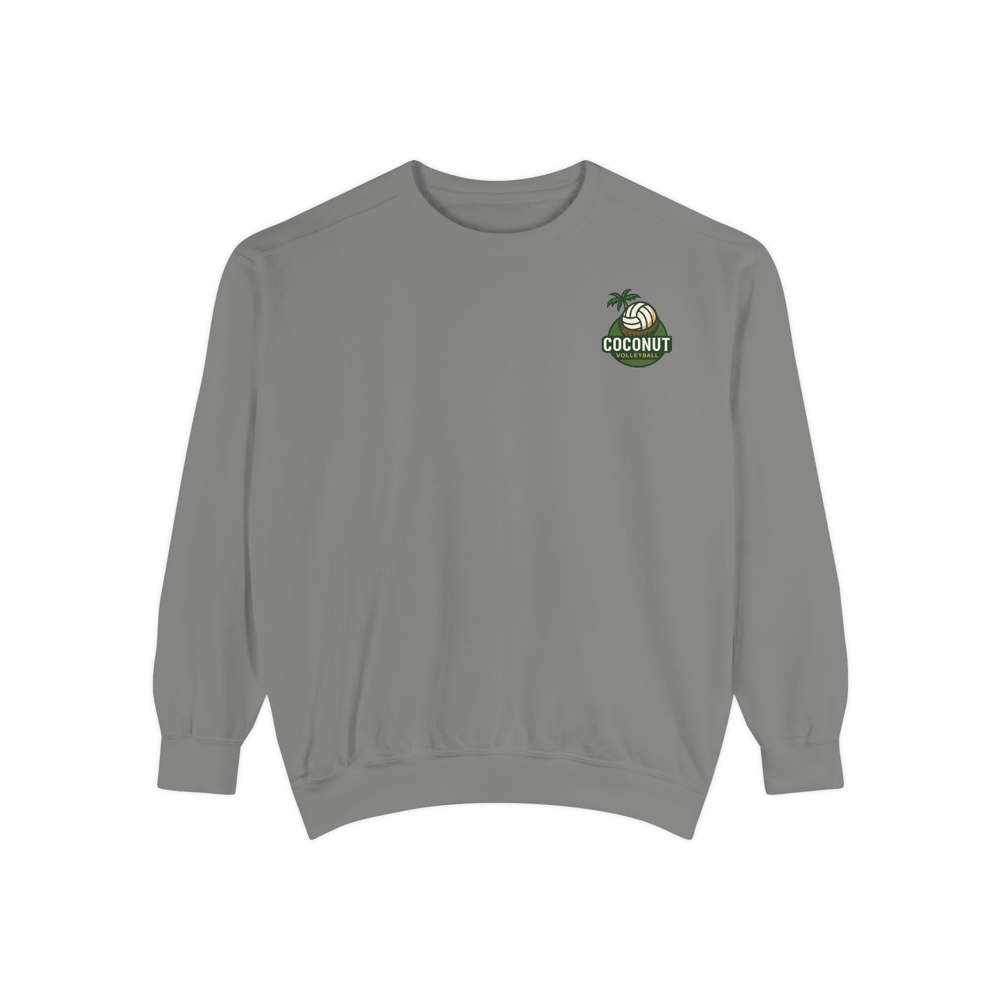 Coconut Paradise Sweatshirt | Cozy Unisex Garment-Dyed Crewneck | Beach Vibes, Summer Style, Perfect for Gifting, Casual Wear