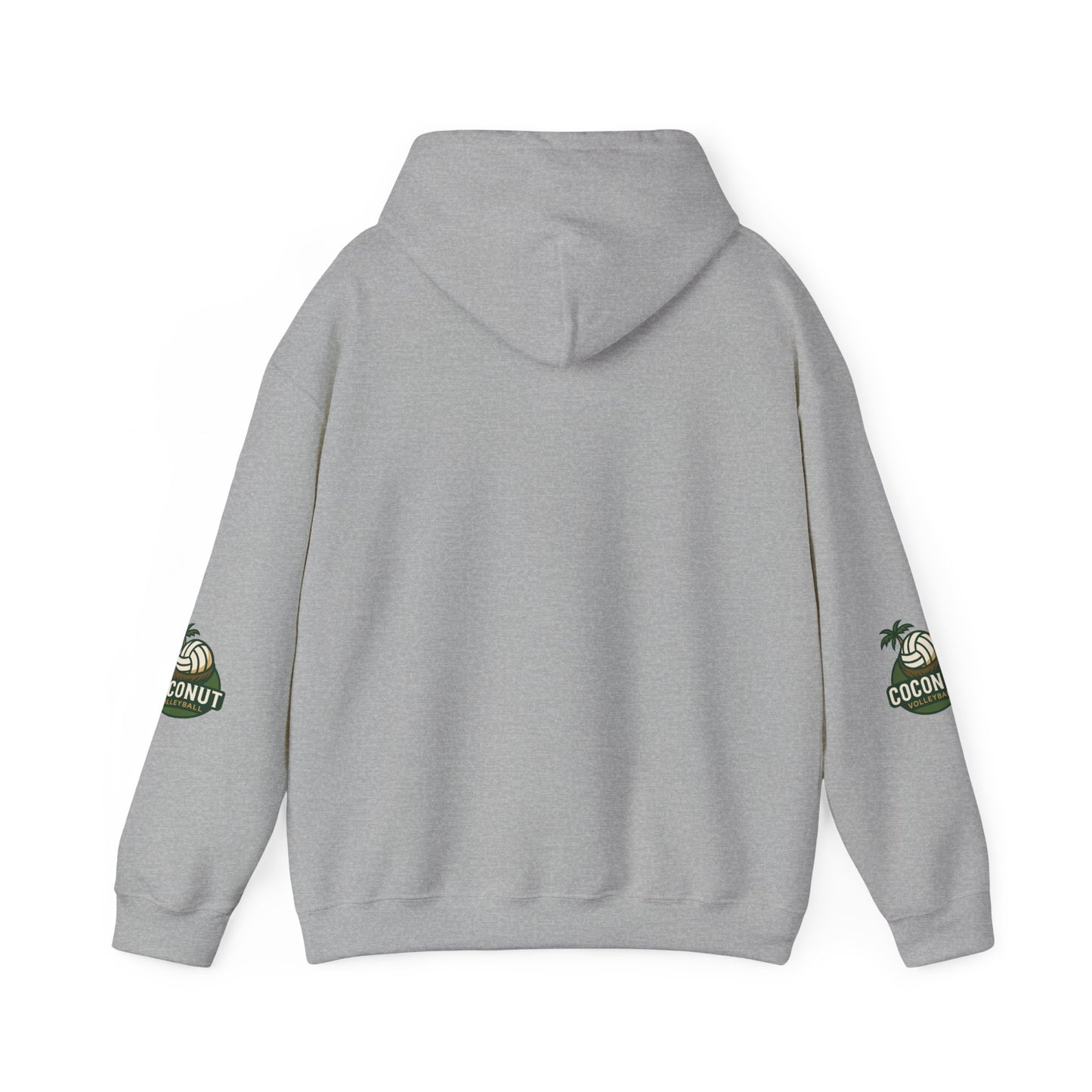 Coconut Volleyball Hoodie - Tropical Vibes Heavy Blend™ Hooded Sweatshirt