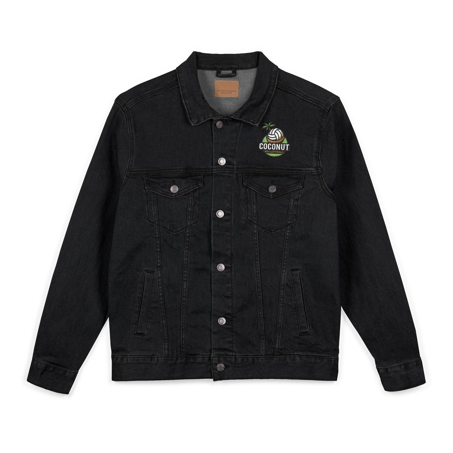 Embroidered Unisex Denim Jacket - Stylish and Versatile Outerwear for Everyday Wear, Gifts, Layering, Fashion Statement, Casual Style