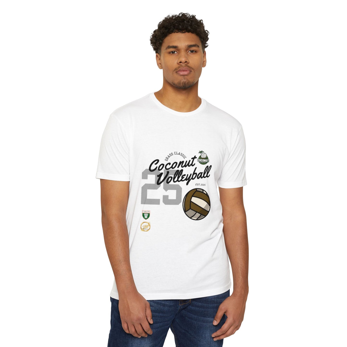 Coconut Volleyball T-Shirt | Unisex Sports Tee, Perfect for Athletes & Beach Lovers, Great for Summer Events & Casual Wear