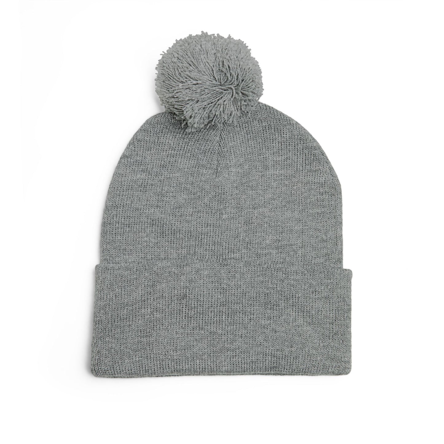 Cozy Embroidered Pom-Pom Knit Cap – Winter Hat, Casual Beanie, Gift for Him or Her, Outdoor Essentials, Trendy Cold Weather Accessory