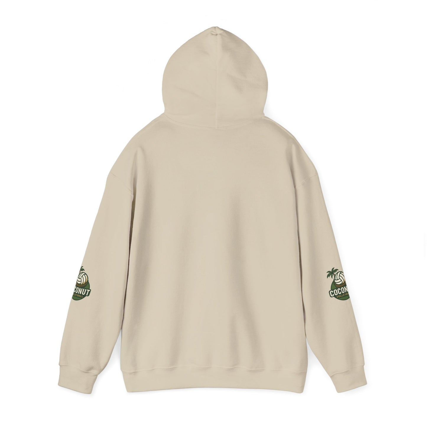Coconut Volleyball Hoodie - Tropical Vibes Heavy Blend™ Hooded Sweatshirt