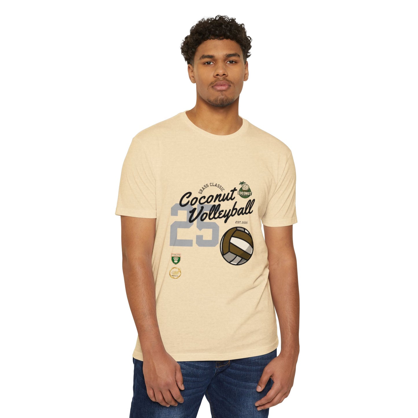 Coconut Volleyball T-Shirt | Unisex Sports Tee, Perfect for Athletes & Beach Lovers, Great for Summer Events & Casual Wear