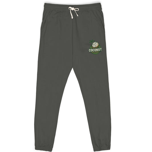 Fleece Sweatpants - Coconut Volleyball Tropical Vibes