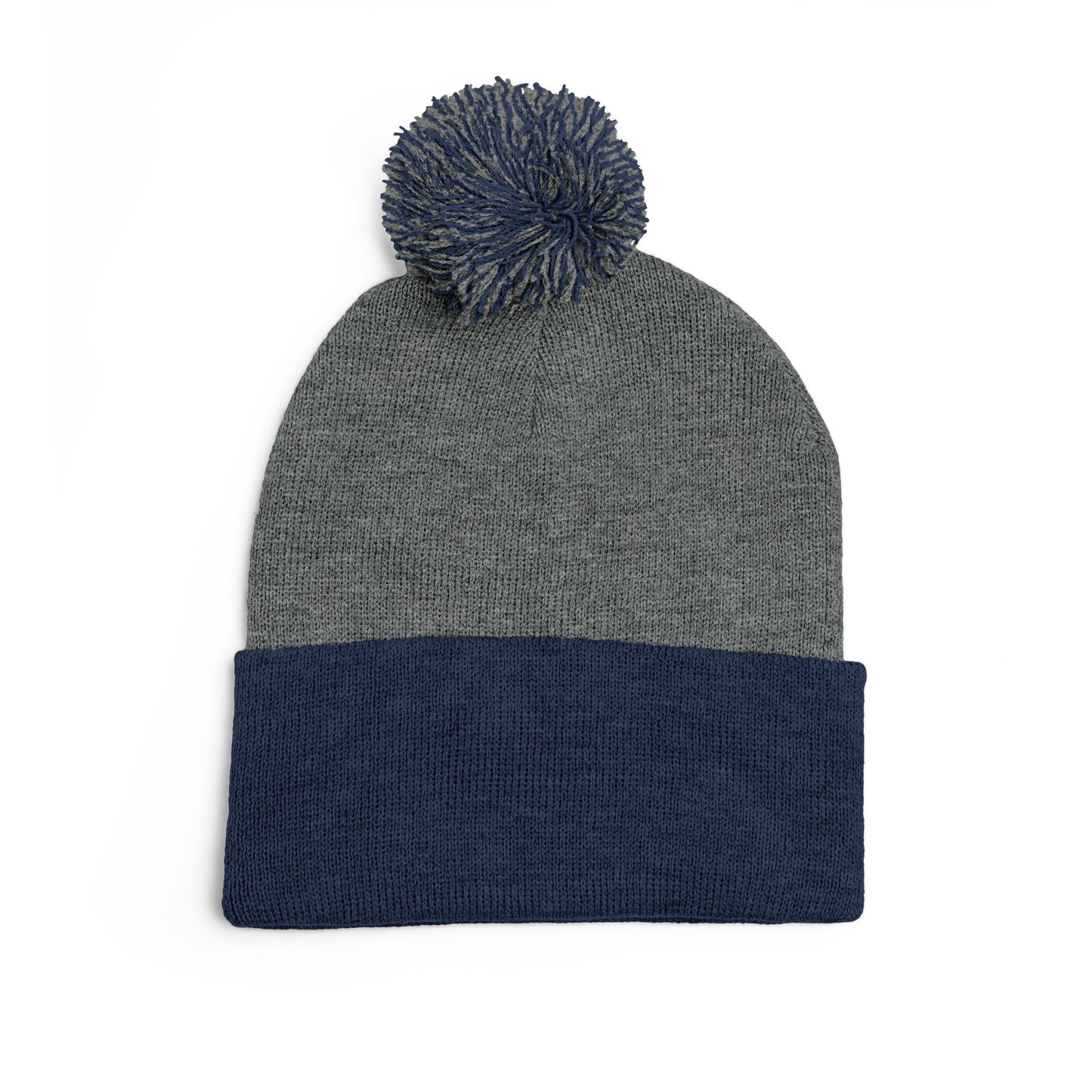 Cozy Embroidered Pom-Pom Knit Cap – Winter Hat, Casual Beanie, Gift for Him or Her, Outdoor Essentials, Trendy Cold Weather Accessory