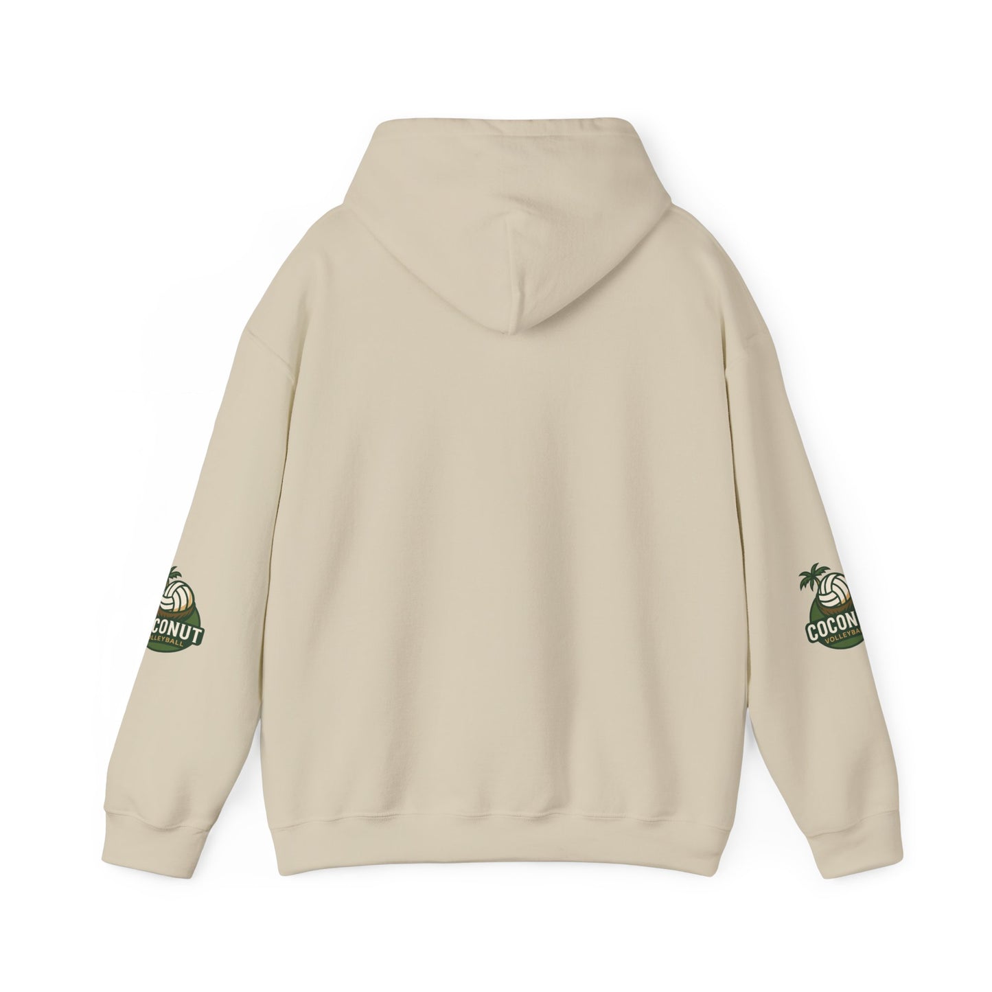 Coconut Volleyball Hoodie - Tropical Vibes Heavy Blend™ Hooded Sweatshirt
