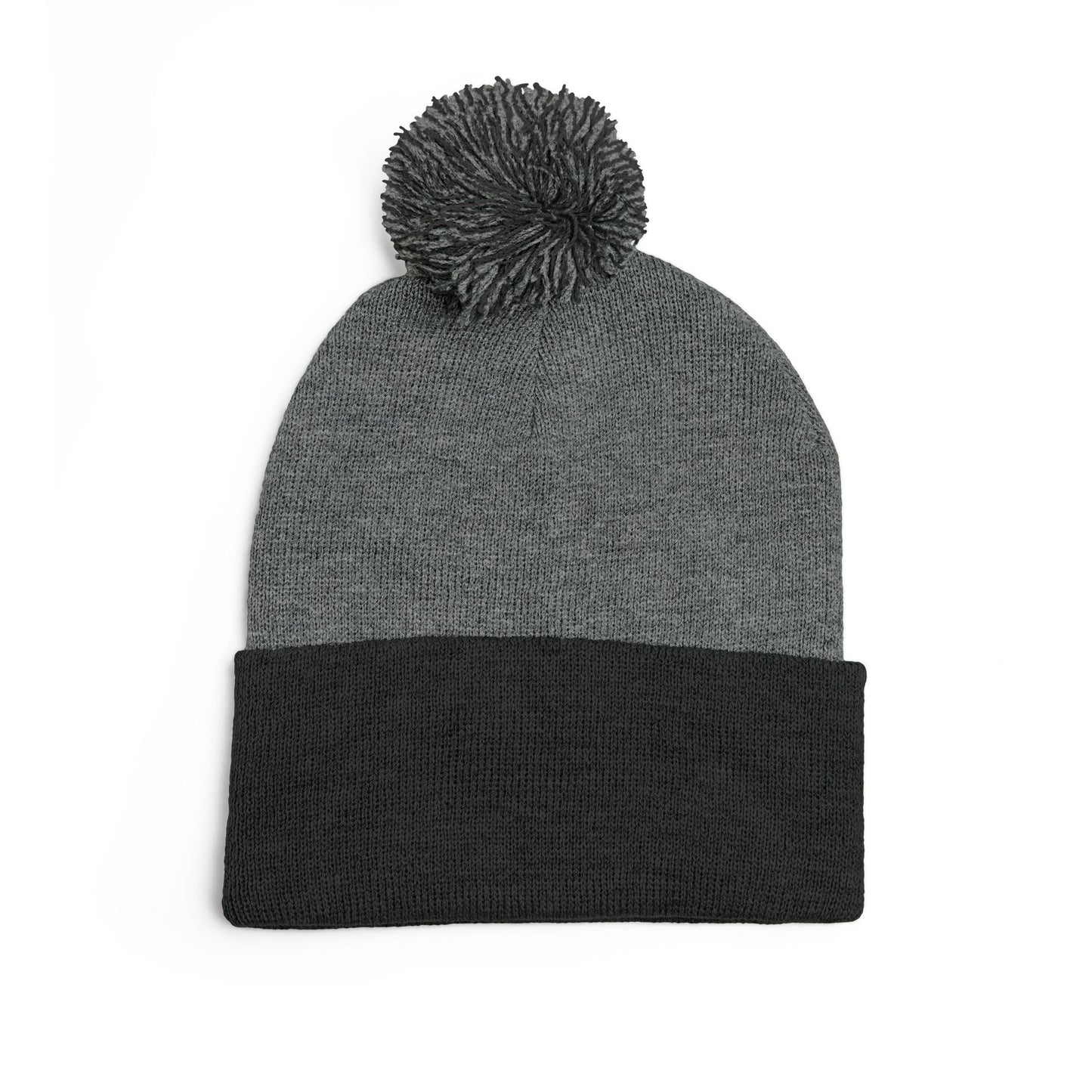 Cozy Embroidered Pom-Pom Knit Cap – Winter Hat, Casual Beanie, Gift for Him or Her, Outdoor Essentials, Trendy Cold Weather Accessory