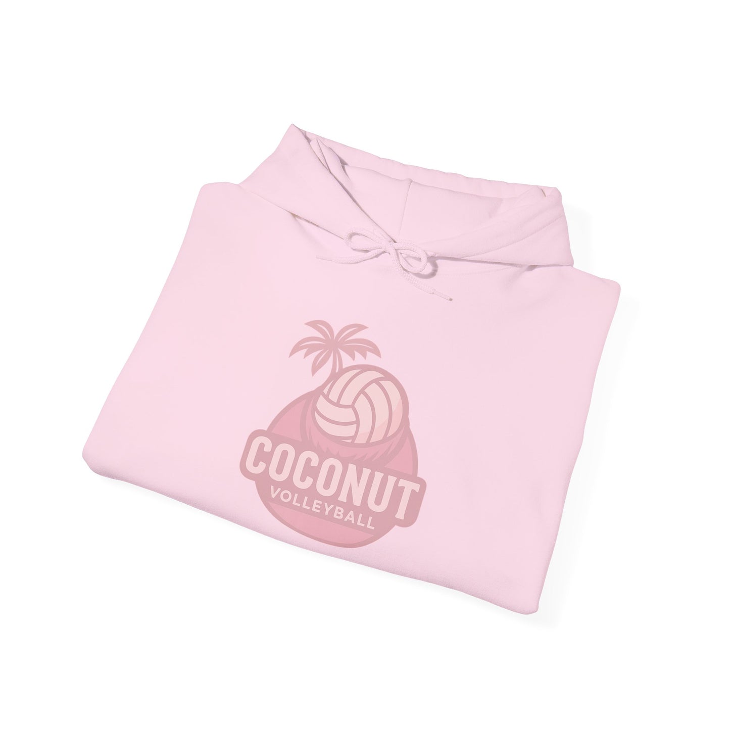 Coconut Volleyball Hoodie - Tropical Vibes Heavy Blend™ Hooded Sweatshirt