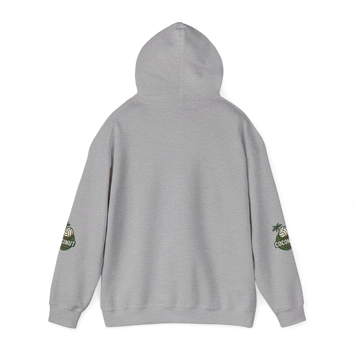 Coconut Volleyball Hoodie - Tropical Vibes Heavy Blend™ Hooded Sweatshirt