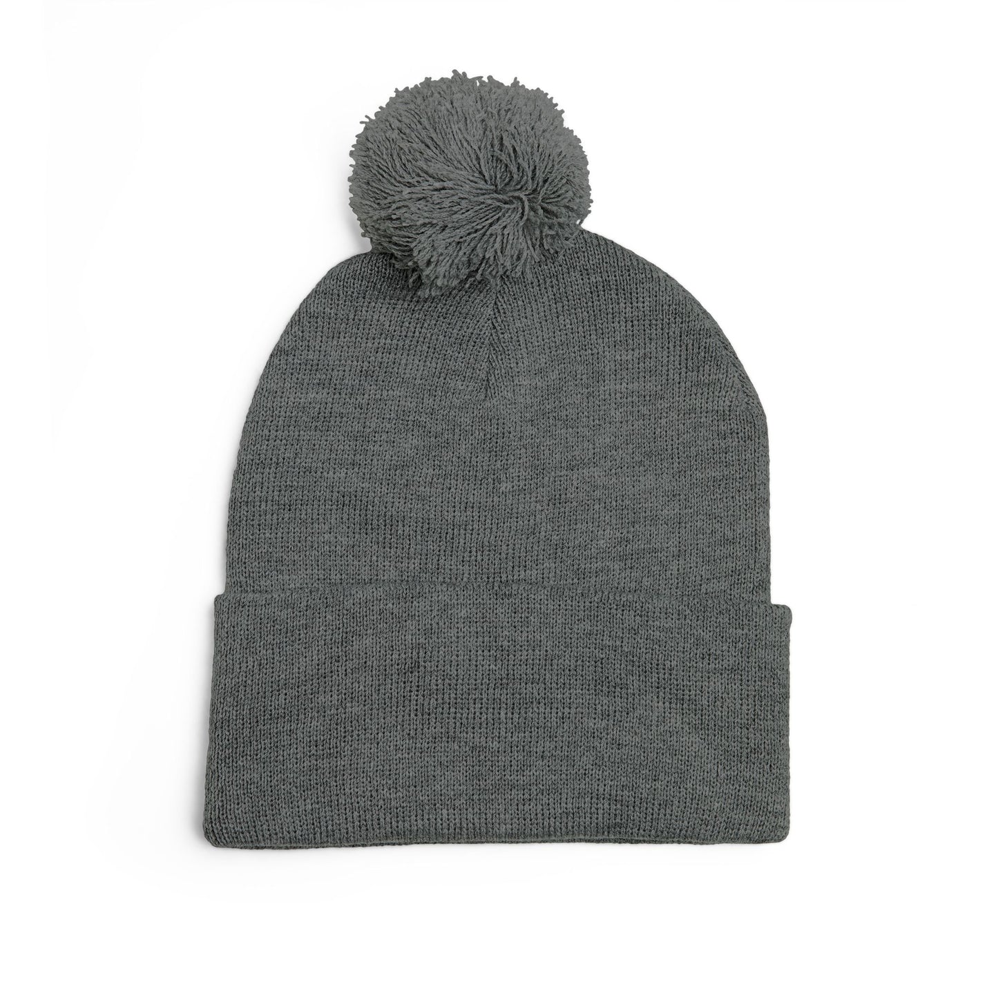 Cozy Embroidered Pom-Pom Knit Cap – Winter Hat, Casual Beanie, Gift for Him or Her, Outdoor Essentials, Trendy Cold Weather Accessory