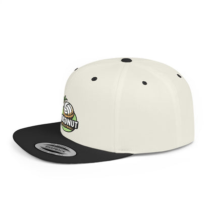 Coconut Flat-Brim Snapback