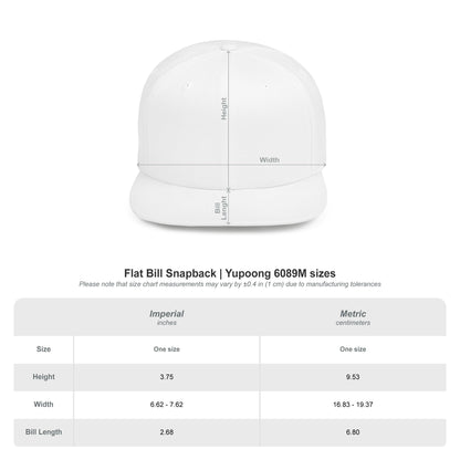 Coconut Flat-Brim Snapback
