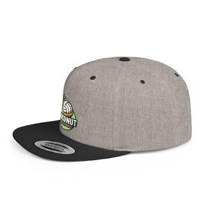 Coconut Flat-Brim Snapback