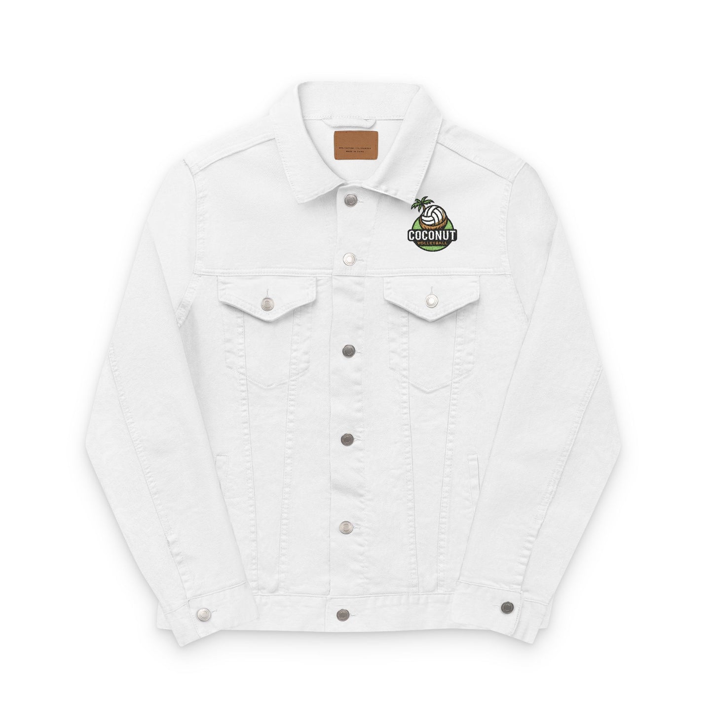 Embroidered Unisex Denim Jacket - Stylish and Versatile Outerwear for Everyday Wear, Gifts, Layering, Fashion Statement, Casual Style