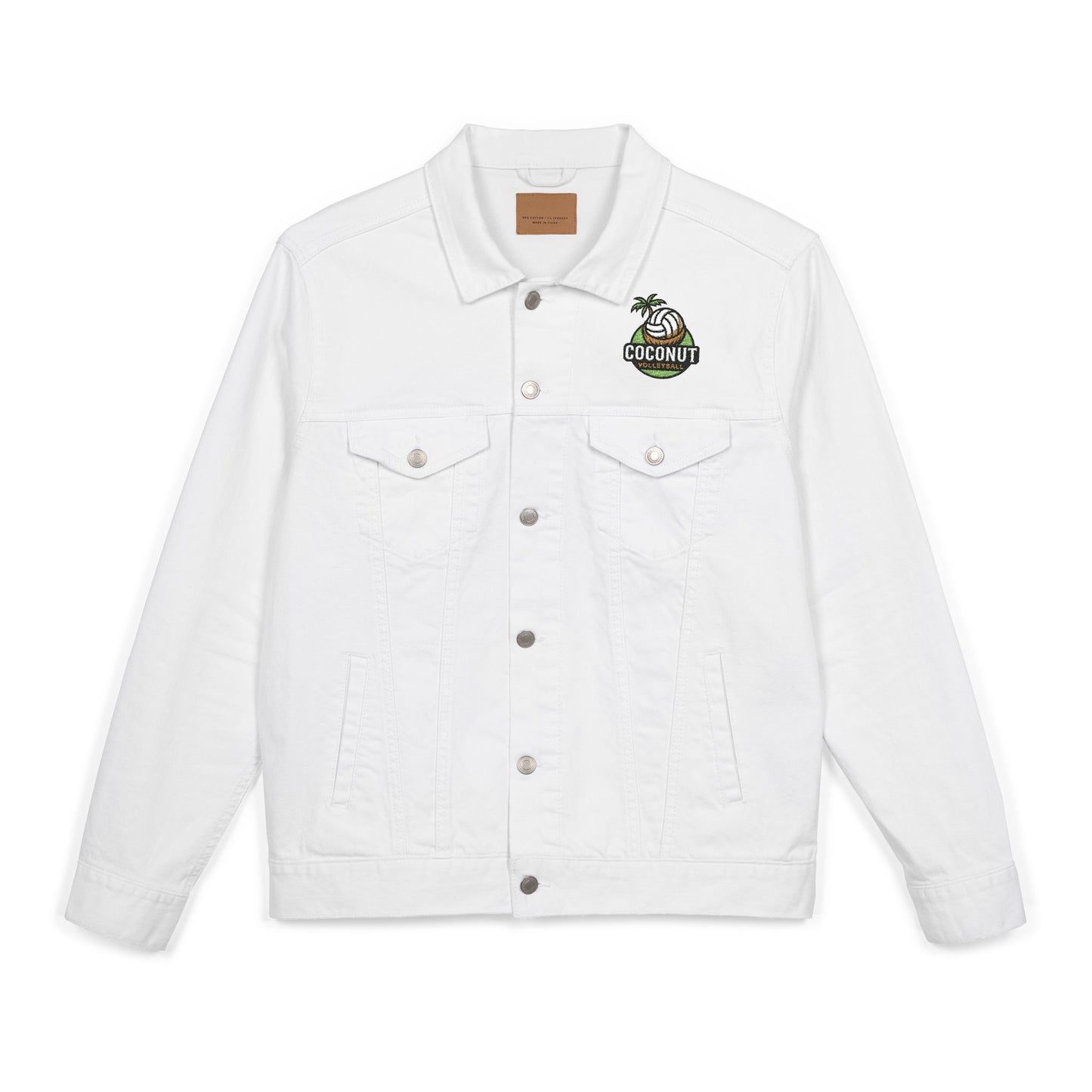 Embroidered Unisex Denim Jacket - Stylish and Versatile Outerwear for Everyday Wear, Gifts, Layering, Fashion Statement, Casual Style