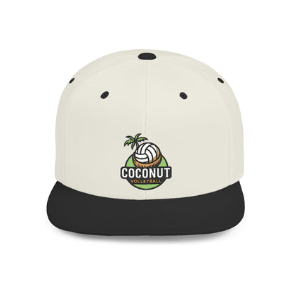 Coconut Flat-Brim Snapback
