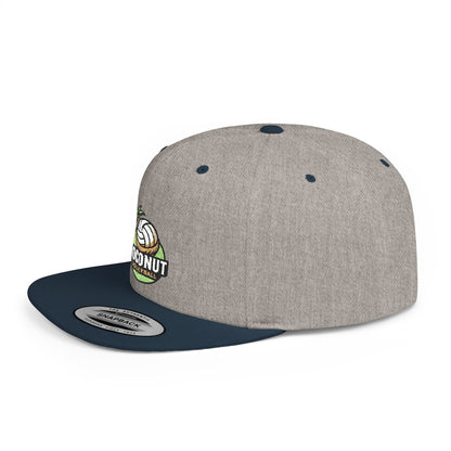 Coconut Flat-Brim Snapback