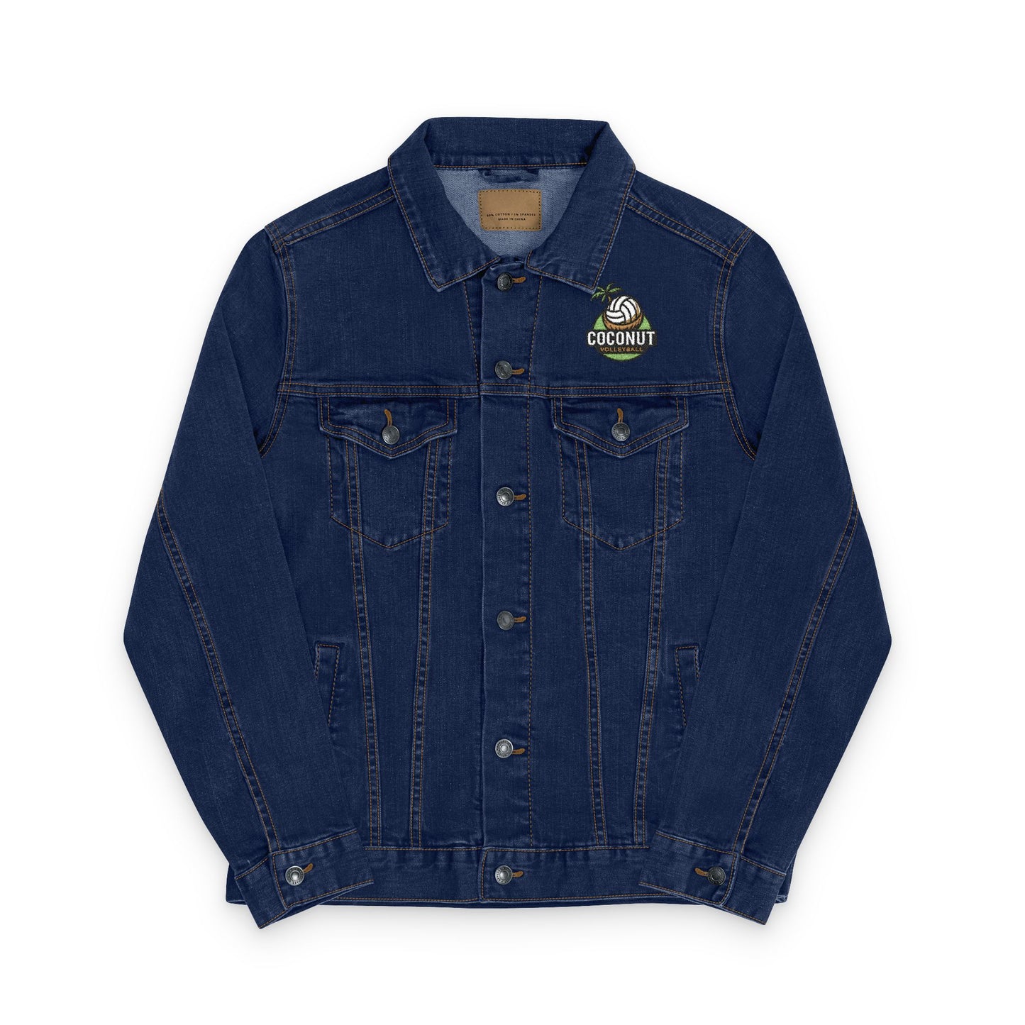 Embroidered Unisex Denim Jacket - Stylish and Versatile Outerwear for Everyday Wear, Gifts, Layering, Fashion Statement, Casual Style