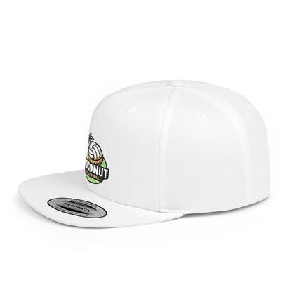 Coconut Flat-Brim Snapback