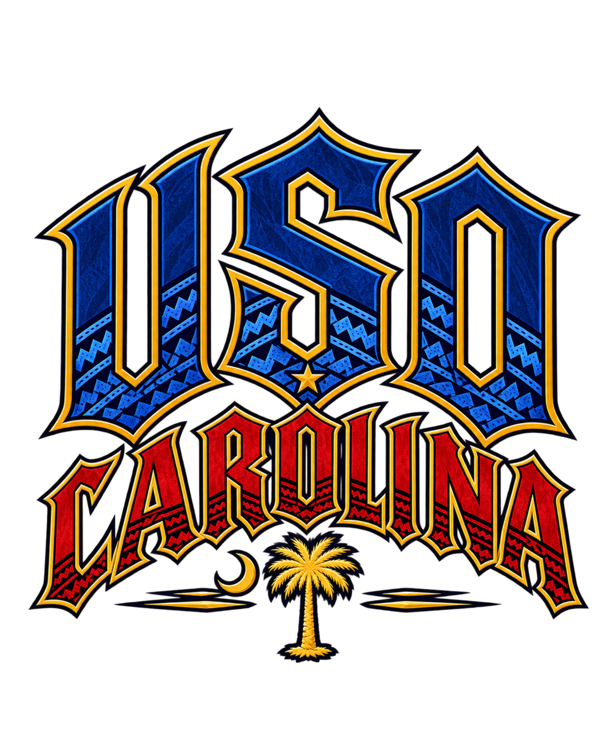 USO Carolina volleyball logo